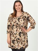 Chalou - Tunika,  Brunt Print